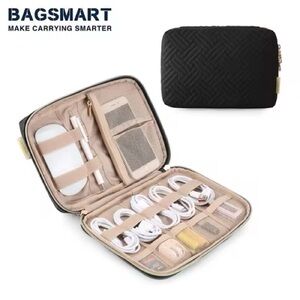 BAGSMART Cable Bag Electronics Storage Pouch Accessory Organizer NWOT